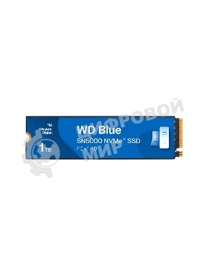 Накопитель SSD Western Digital WD Blue SN5000, 1Tb, PCIe 4.0 x4, M.2 2280, NVMe, R/W 5150/4900