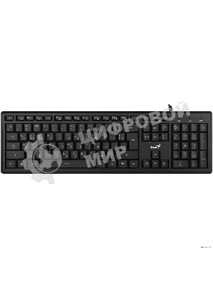 Клавиатура проводная Genius SlimStar 820, черный, USB, 104 клавиши 31310055402