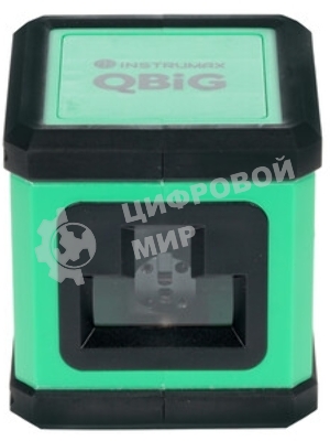 Уровень лазер. Instrumax QBiG 2кл.лаз. 2нм цв.луч. зеленый 2луч. (IM0126)
