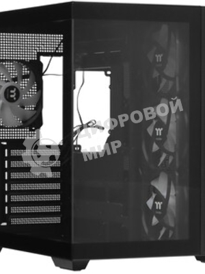 Компьютерный корпус Thermaltake View 380 TG ARGb черный без БП ATX 6x120мм 2x140мм 1x200мм 2xUSB3.0 audio bott PSU