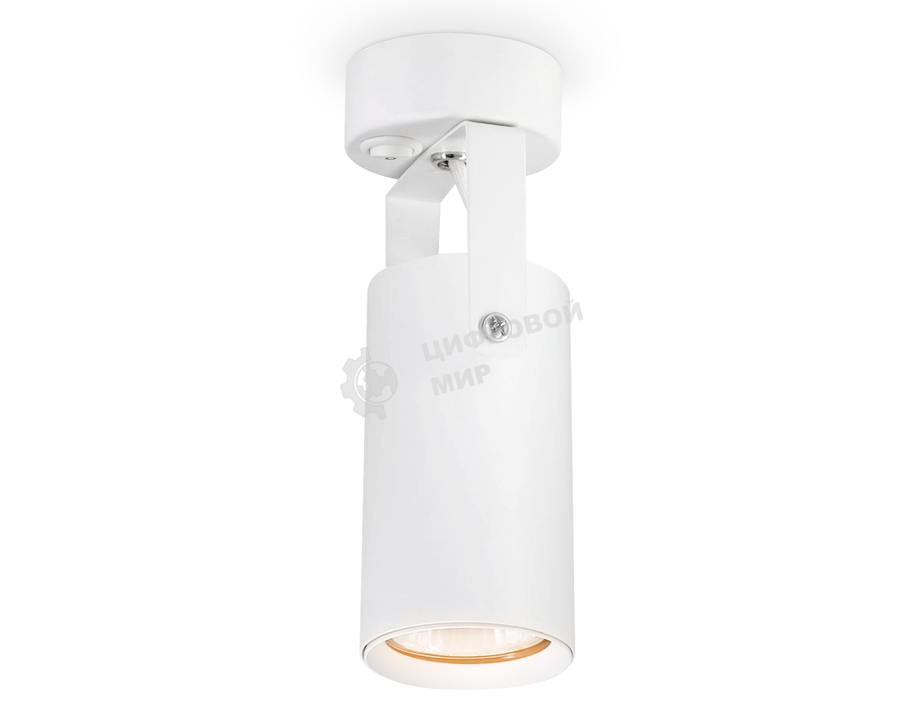 Накладной поворотный спот Ambrella light TA1302 WH белый GU10 max 12W 100*55*165
