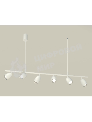 Светильник Ambrella light XB9005500/6 SWH/PSL белый песок/серебро полированное MR16 GU5.3 (С9005, С1122, N7012)