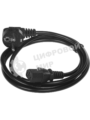 Кабель KingPrice KP-PC-Euro-C13-1.5m Евровилка IEC C13 1.5м черный