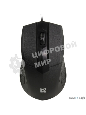 Мышь проводная Defender Optimum MB-270 черный, 1000 dpi, USB, кнопки - 3