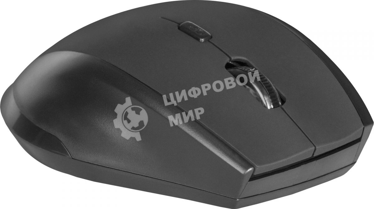 Мышь беспроводная Defender Accura MM-365 черный, 1600 dpi, радиоканал, USB, кнопки - 6
