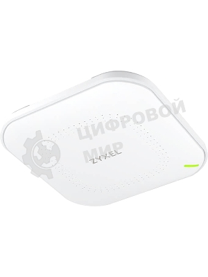 Гибридная точка доступа Zyxel NebulaFlex NWA50AX, WiFi 6, 802.11a/b/g/n/ac/ax (2,4 и 5 ГГц), MU-MIMO, антенны 2x2, до 575+1200 Мбит/с, 1xLAN GE, PoE, без поддержки Captive portal и WPA-Enterprise, защ
