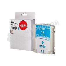 Картридж струйный Sakura C4836A (№11 Cyan) для HP, голубой, 29 мл., 2350 к.