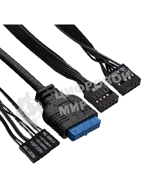 Компьютерный корпус Miditower ExeGate AA-440U-UNS400 (ATX, БП UNS400 с вент. 12см, 2хUSB+1хUSB 3.0, аудио, черный)