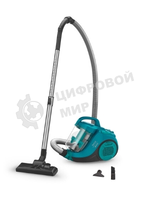 Пылесос Tefal TW2922EA бирюзовый/черный, 750/2100Вт, уборка сухая, пылесборник контейнер 1.5 л
