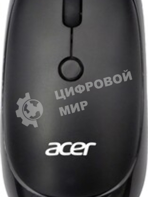 Мышь беспроводная Acer OMR137 черный, 1600 dpi, радиоканал, USB, кнопки - 4