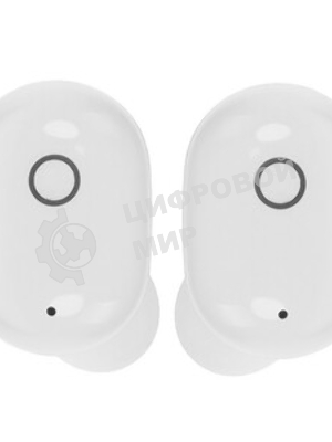 Наушники TWS More Choice БВ11 белый, вкладыши, Bluetooth, сенсорное управление, до 4 ч