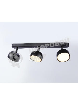 Светильник Ambrella light TN71018/3 BK черный GX53/3 max 12W 400*80*90