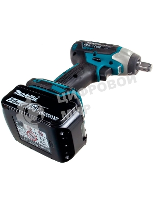 Гайковерт акк Makita DTW181RFE  (уд) б\щет,18В, 2х3АчLi-Ion,0-3600у\м,180Нм, квадрат 1\2