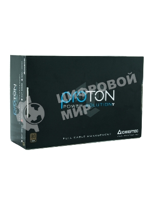 Блок питания Chieftec BDF-1000C, 1000Вт, 80 PLUS Bronze, 140мм, модульный, черный