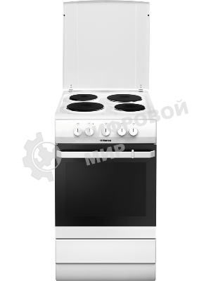 Плита электрическая Hansa FCEW53000 белый, конфорок 4 шт, духовка 68 л, 50 см x 85 см x 60 см
