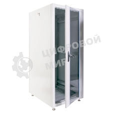 Шкаф телекоммуникационный напольный ЭКОНОМ 30U (600 × 600) дверь стекло, дверь металл