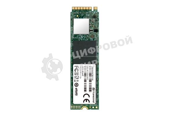 Накопитель SSD Transcend MTE110S, 128Gb, M.2 2280, PCIe 3.0 x4, NVMe, R/W 1600/400
