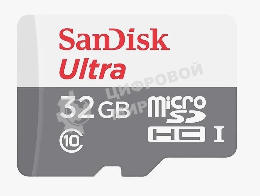 Флеш карта microSD 32Gb SanDisk microSDHC Class 10 Ultra UHS-I 100MB/s