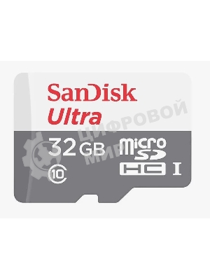 Флеш карта microSD 32Gb SanDisk microSDHC Class 10 Ultra UHS-I 100MB/s