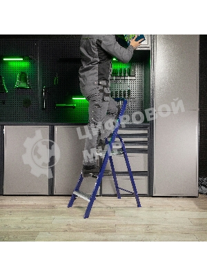 Стремянка Сибртех 3 ступени, стальная