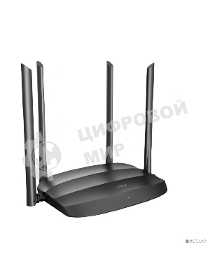 Роутер беспроводной Digma DWR-AC1201 AC1200 10/100BASE-TX черный (упак.:1шт)