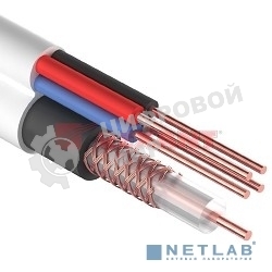 Кабель Rexant ККСВ-В+4х0,5 мм (бухта 100 м) белый