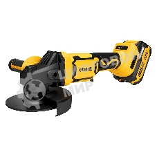 Машина шлифовальная угловая Denzel аккумуляторная бесщет. AGH-BL-20-125, Li-Ion, 20 В