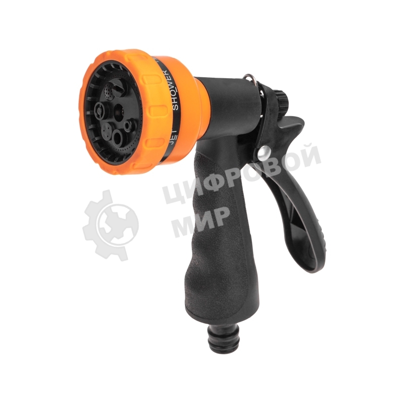 Пистолет-распылитель с резиновой ручкой 7 режимов ЧЕТЫРЕ СЕЗОНА 62-0282
