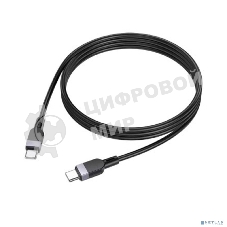 Кабель USB HOCO X109 Type-C/ 2m/ 3A/ Силикон/ Black