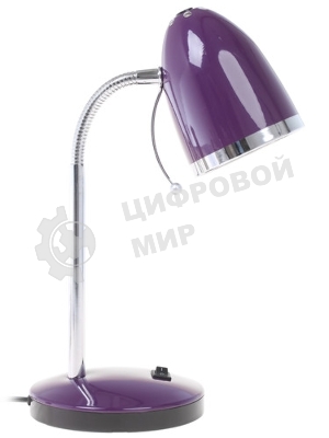 Светильник Camelion KD-313 C12 фиолетовый (настольный, 230V 60W, E27)