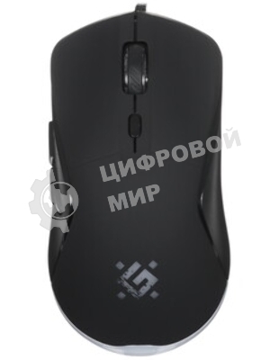 Мышь проводная Defender Arga GM-049 черный, 3600 dpi, USB, кнопки - 6