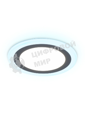 Встраиваемый cветодиодный светильник Ambrella light DCR365 12W+4W 4200K/6400K 85-265V D195*28