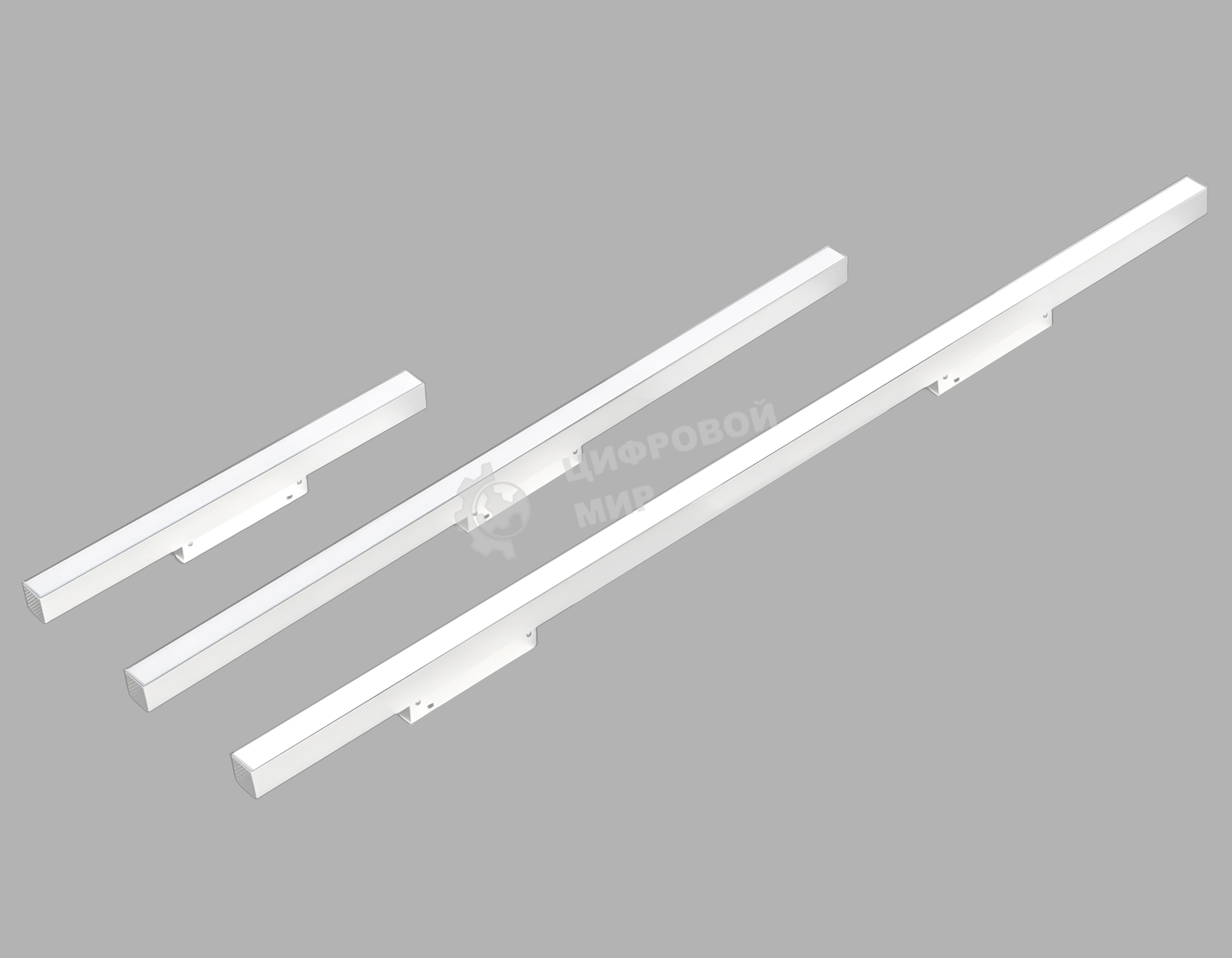 Трековый линейный светильник Ambrella light GL4470 WH белый IP20 30W 3CCT 3000-6000K SMART 48V 120° 904*22*45