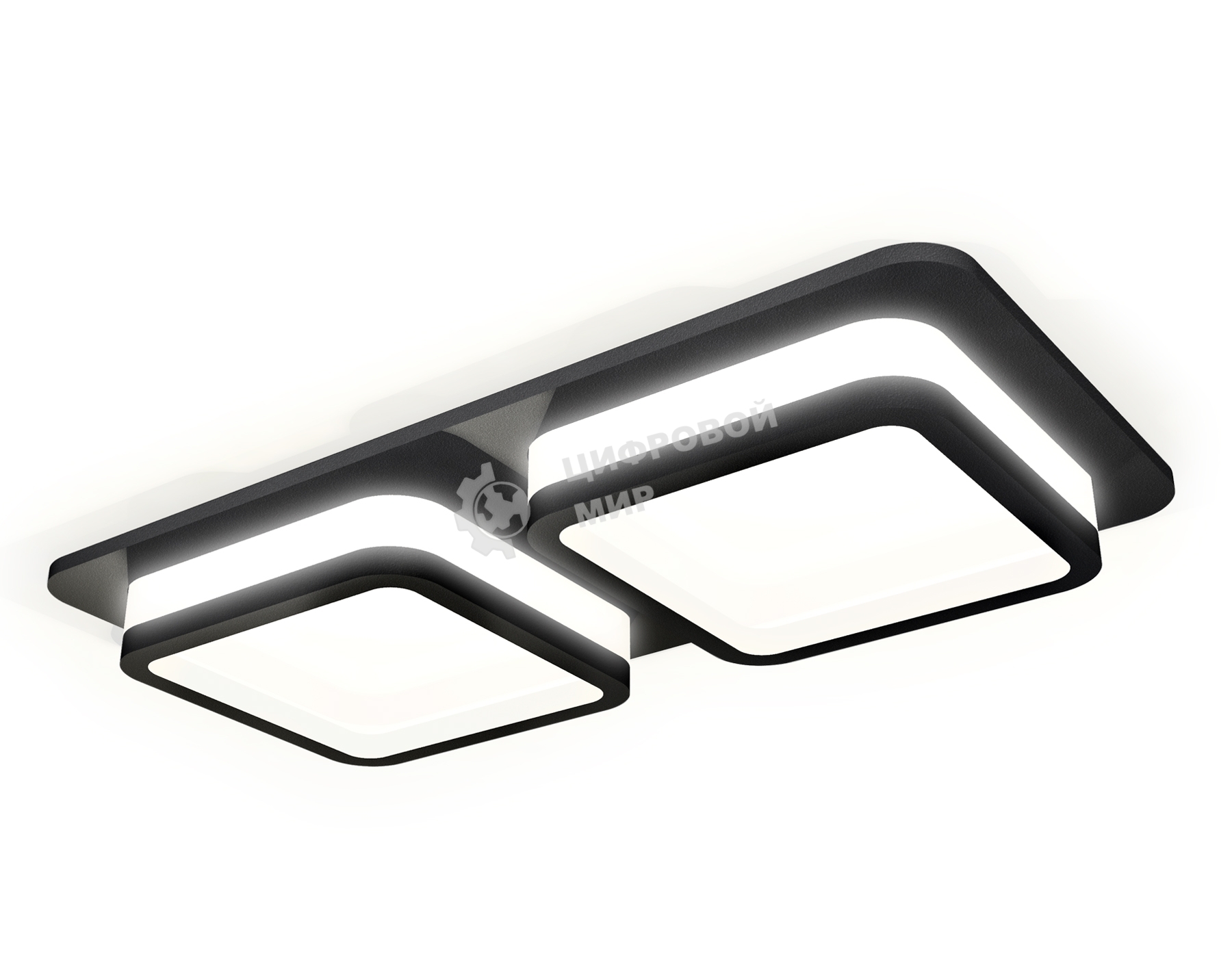 Комплект встраиваемого светильника Ambrella light XC7906012 SBK/FR черный песок/белый матовый MR16 GU5.3 (C7906, N7751)