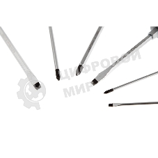 Набор отверток Gross 12164 6 шт, S2, трехкомпонентная рукоятка