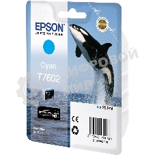 Картридж струйный Epson C13T76024010 голубой (26 мл) для SC-P600