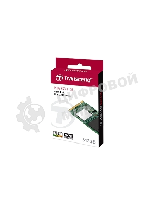 Накопитель SSD Transcend MTE110S, 128Gb, M.2 2280, PCIe 3.0 x4, NVMe, R/W 1600/400
