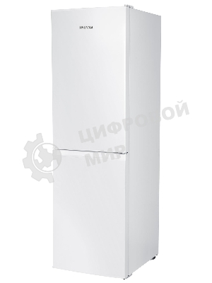 Холодильник Hyundai CC2056FWT белый двухкамерный 129/64л морозилка снизу, No Frost