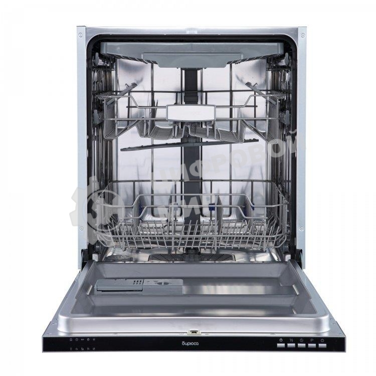 Встраиваемая посудомоечная машина Бирюса DWB-614/6, черный, 59.8 см, 14 компл., 47 дБ, класс A++