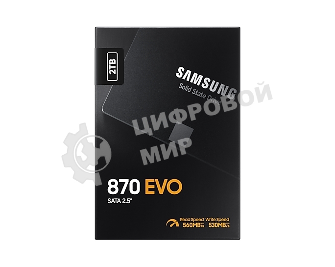 Накопитель SSD Samsung 870 EVO, 2Tb, SATA III, 2.5
