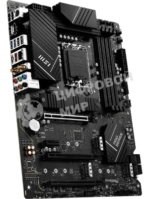 Материнская плата MSI PRO Z790-P WIFI, LGA 1700, Intel Z790, 4xDDR5, 6xSATA, 4xM.2, 1xPCIe 5.0 x16, 1xPCIe 4.0 x16, 1xPCIe 3.0 x16, 1xPCIe x1, 1xHDMI, 1xDP, 1x2.5Gb LAN, 4xUSB-A 2.0, 2xUSB-A 3.2 Gen 1, 1xUSB-A 3.2 Gen 2, 1xUSB-C 3.2 Gen 2x2, 6x3.5мм, 7.1, ATX
