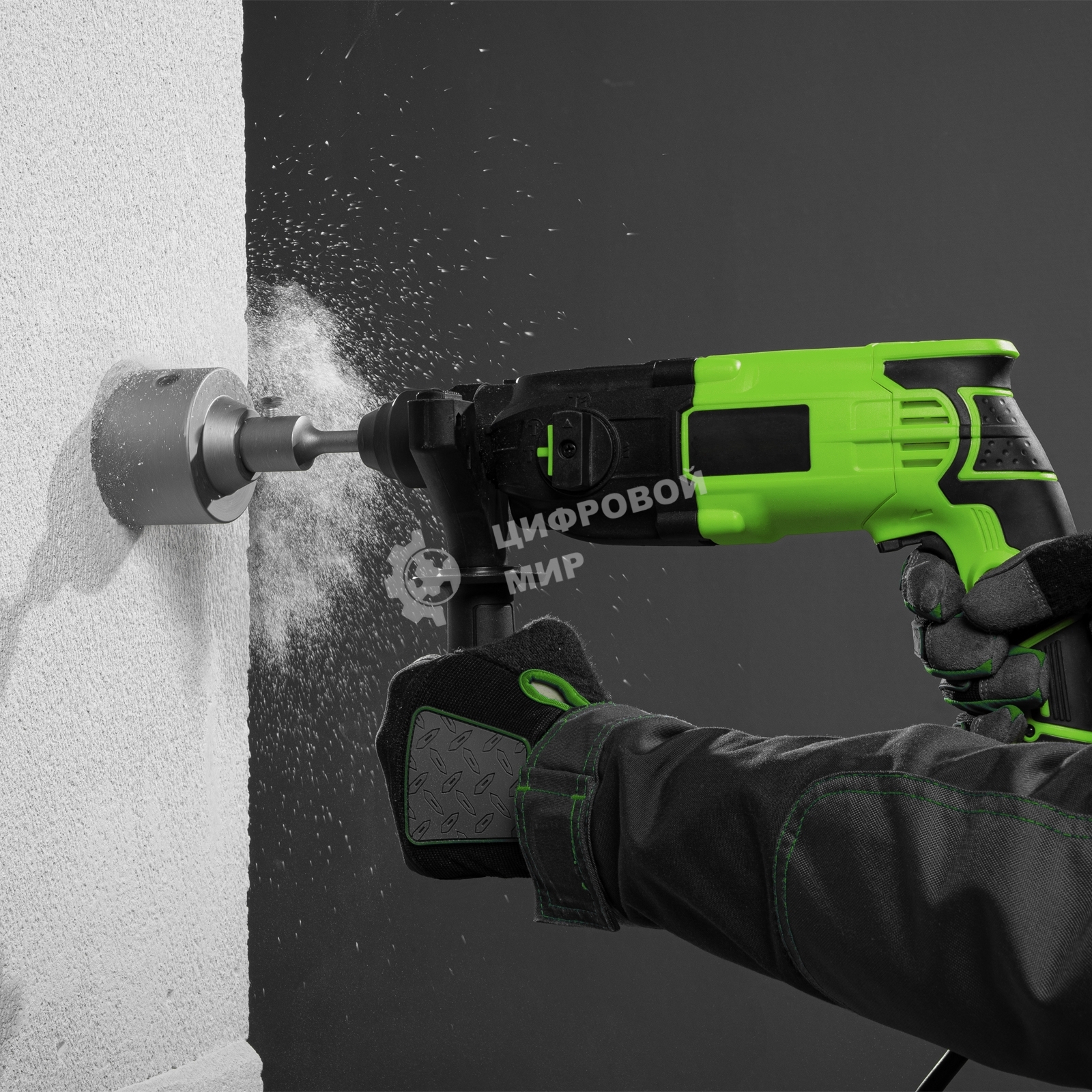 Коронка по бетону в сборе Сибртех, М22 х 68 мм, SDS PLUS