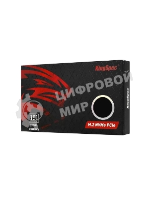 Накопитель SSD KingSpec NX-512, 512Gb, PCIe 3.0 x4, M.2 2280, NVMe, R/W 3400/3100