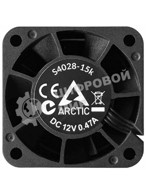 Комплект вентиляторов для корпуса Arctic S4028-15K (5 шт.) черный, 40 мм, 15000 об/мин, 4 pin