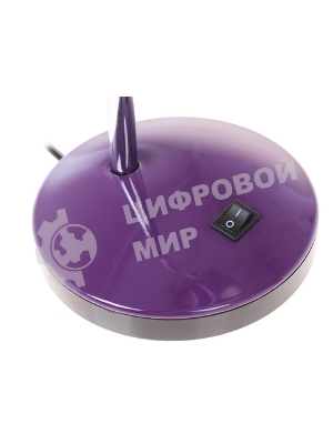 Светильник Camelion KD-313 C12 фиолетовый (настольный, 230V 60W, E27)