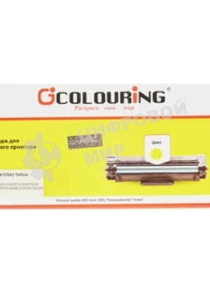 Картридж лазерный Colouring CG-CB542A/716 желтый (1400 стр.) для принтеров HP Color LaserJet CP1210/CP1215/CP1510/CP1518/CM1300/1312/Canon Color Shot LBP 5050/5970/5975/MF-8030/8040/8050