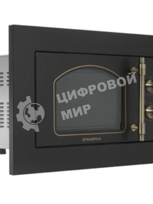 Встраиваемая микроволновая печь Maunfeld JBMO.20.5ERBG 20 л, 700 Вт, переключатели - поворотный механизм