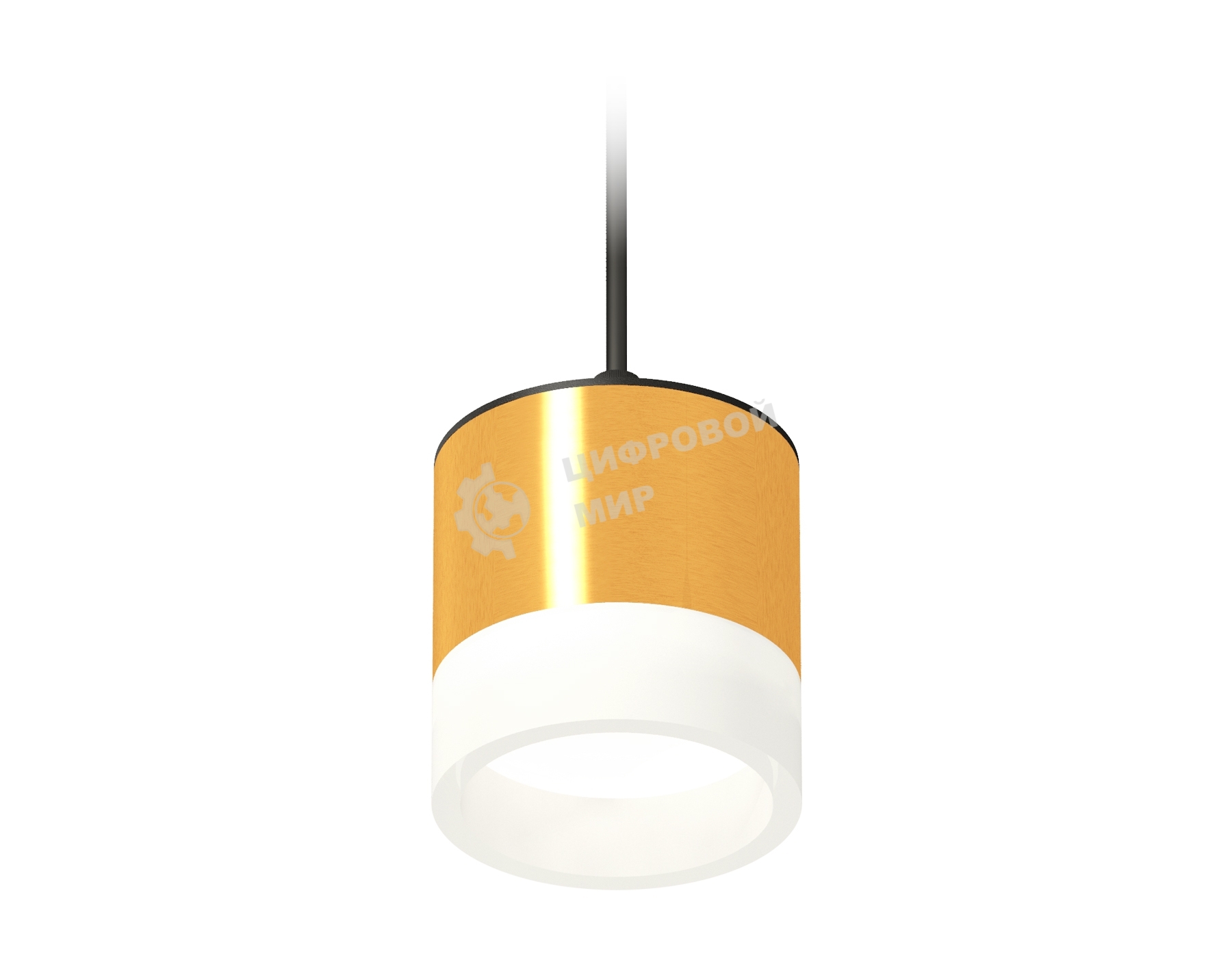 Светильник Ambrella Light XP8121025 PYG/FR/SBK золото желтое полированное/белый матовый/черный песок GX53 (A2333, C8121,N8401)