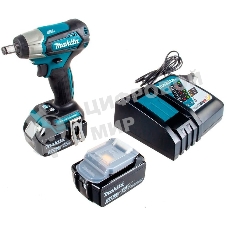 Гайковерт акк Makita DTW181RFE  (уд) б\щет,18В, 2х3АчLi-Ion,0-3600у\м,180Нм, квадрат 1\2