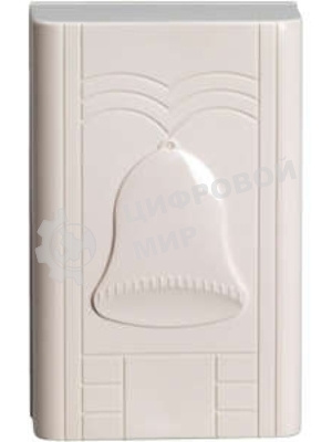 Звонок дверной проводной Гонг электромеханич. гонг серия ударов 220В 80-90дБА свет. беж. Тритон ГН-02С